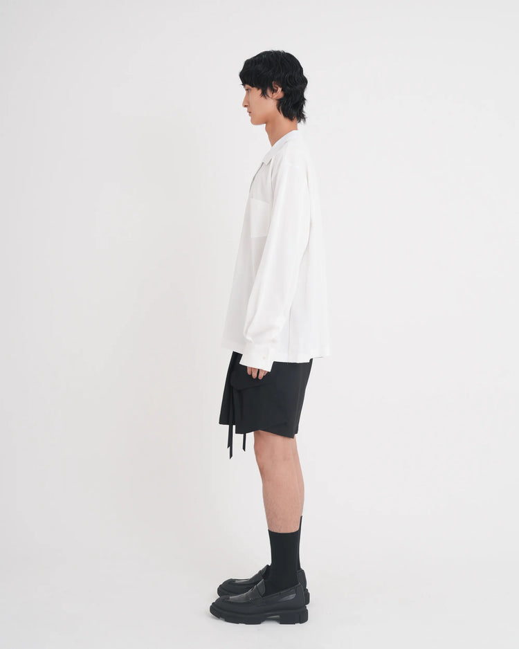 LAYERED L/S T-SHIRT WHITE