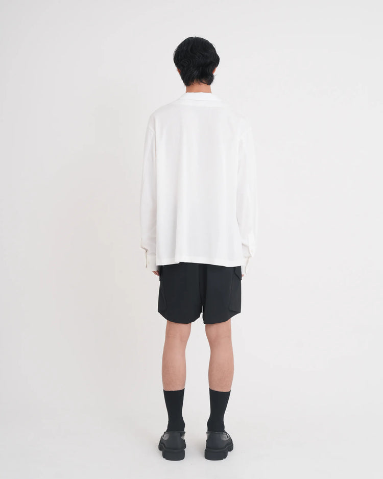 LAYERED L/S T-SHIRT WHITE