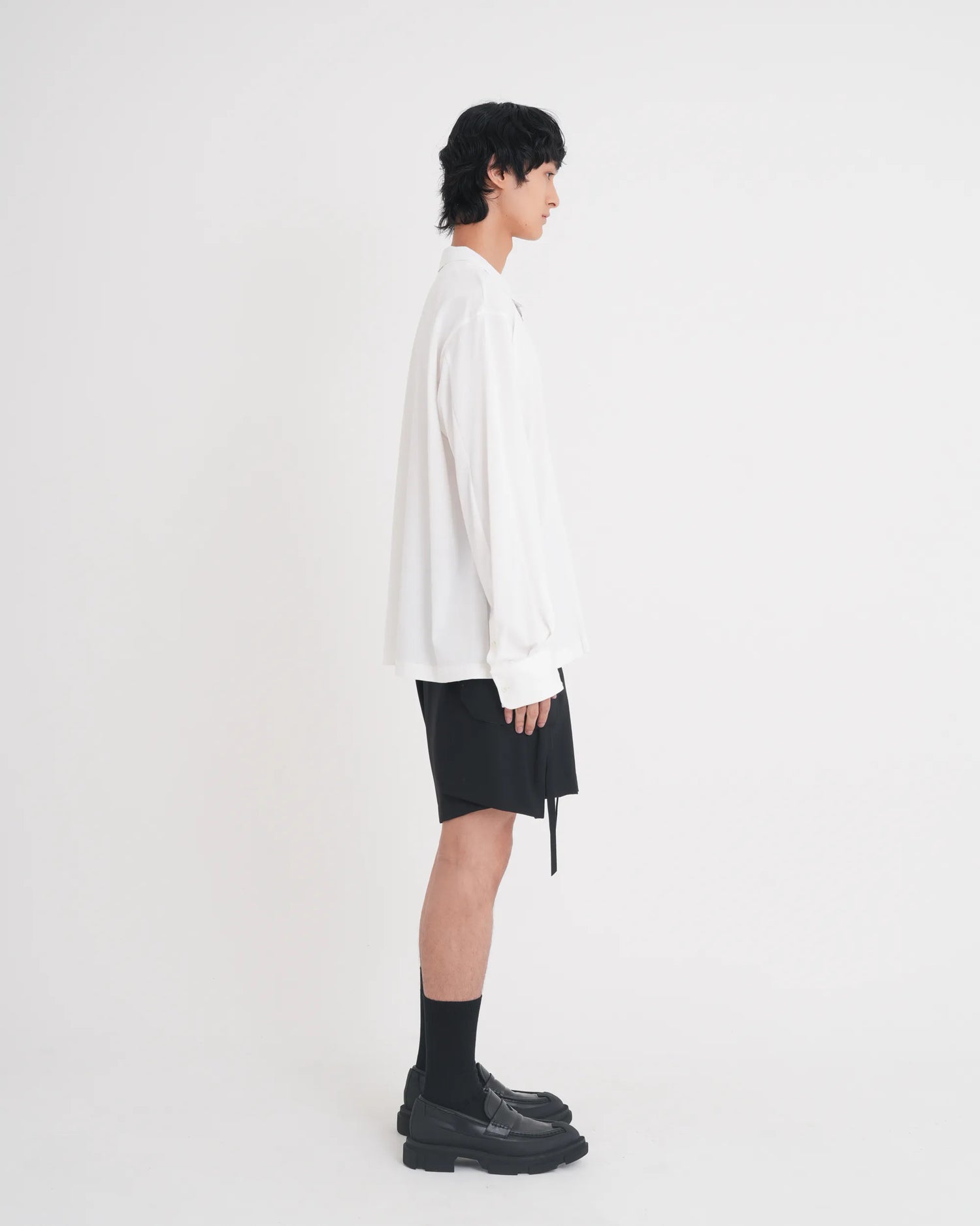 LAYERED L/S T-SHIRT WHITE