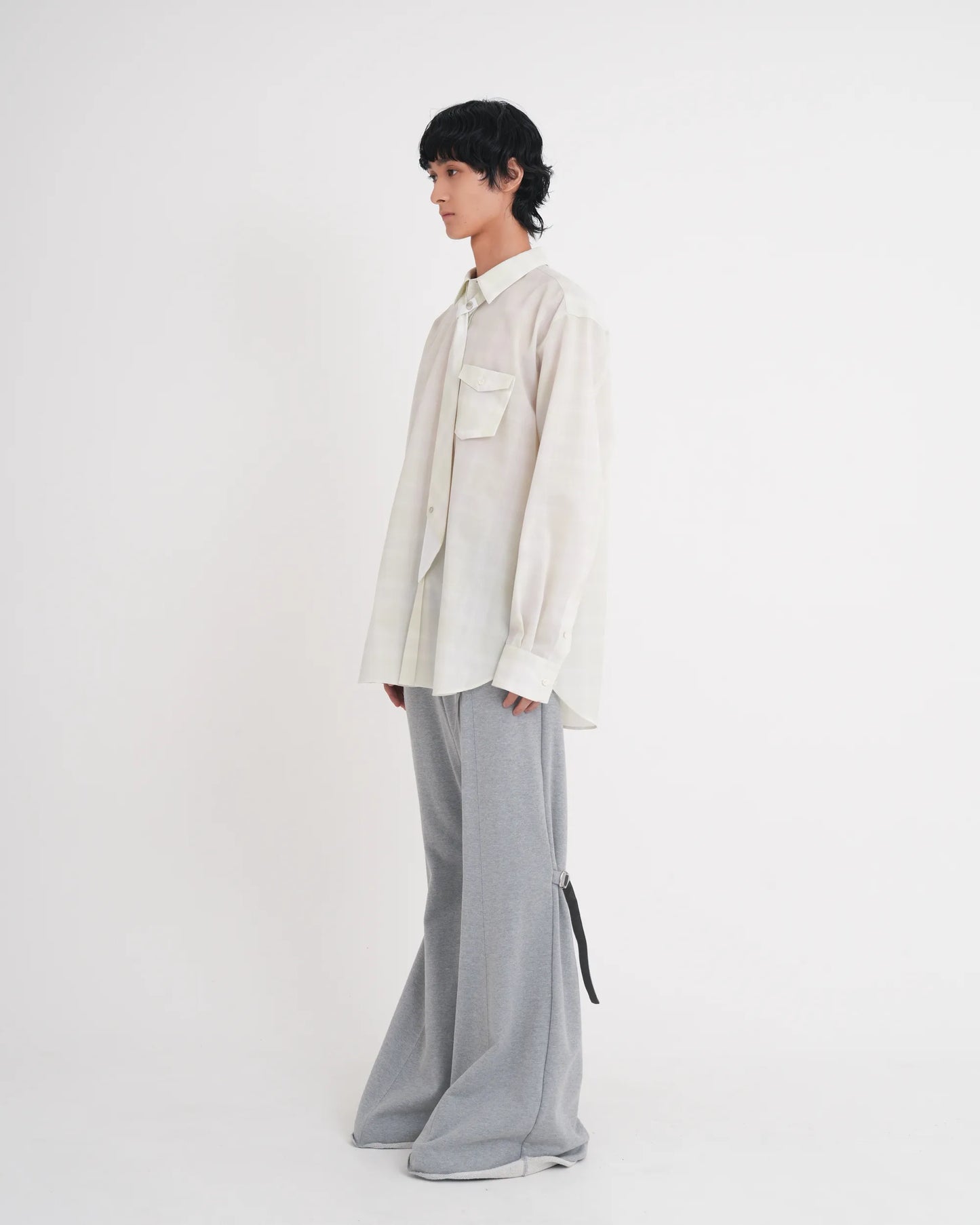 GAITTER SWEAT PANTS GREY