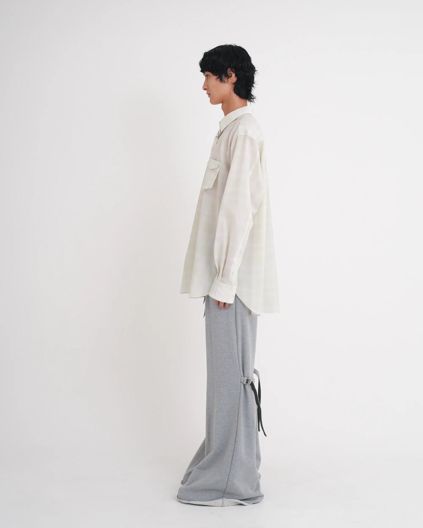 GAITTER SWEAT PANTS GREY