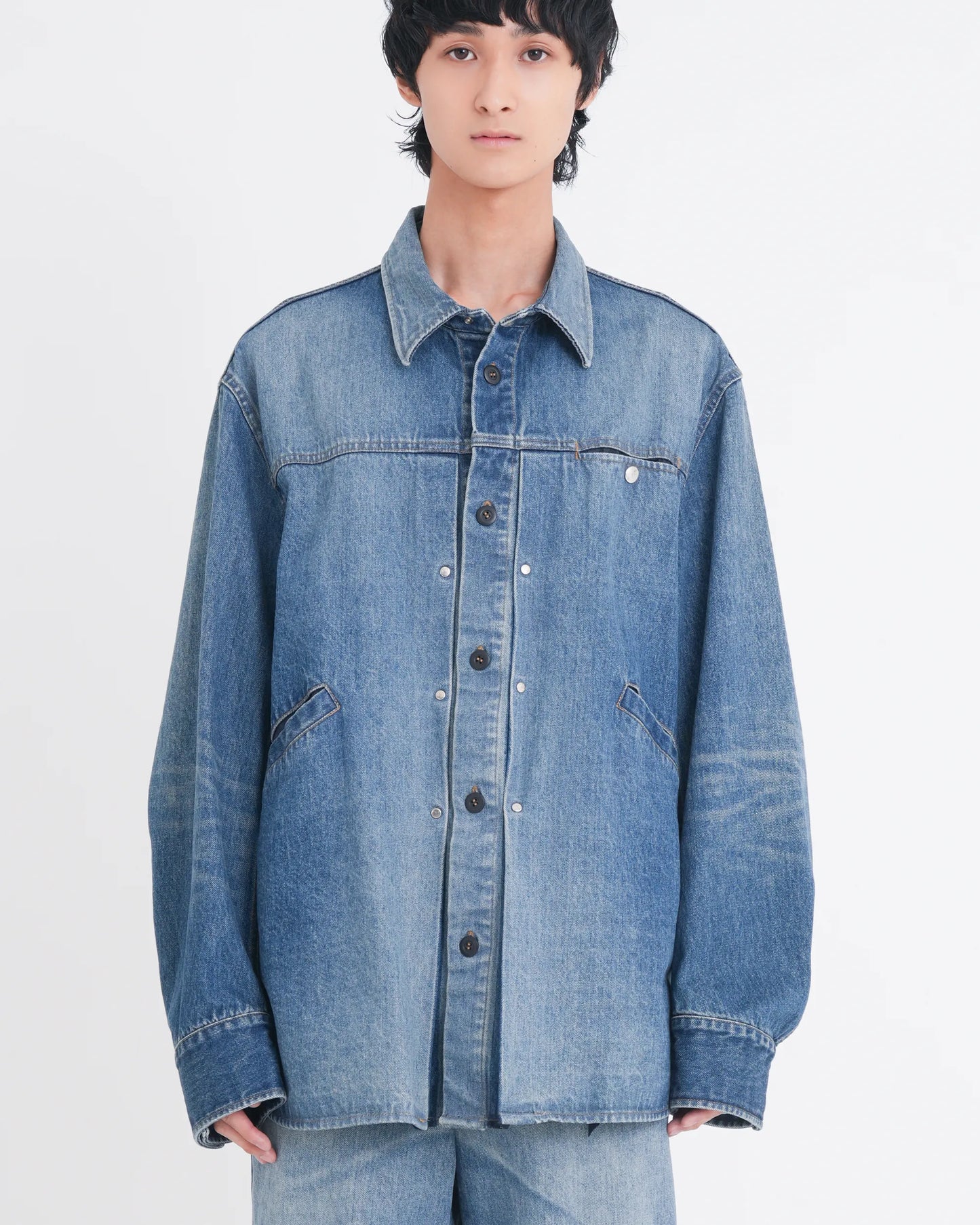 DENIM TRUCKER SHIRT INDIGO