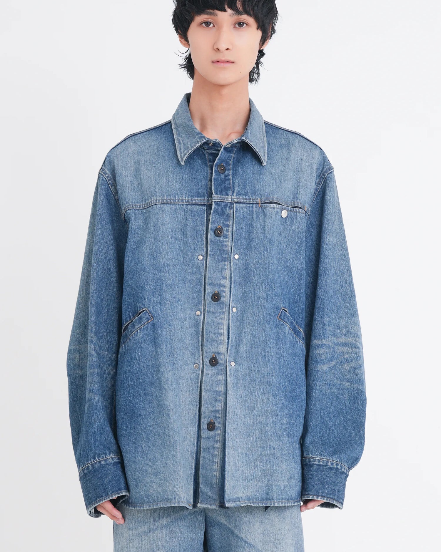 DENIM TRUCKER SHIRT INDIGO