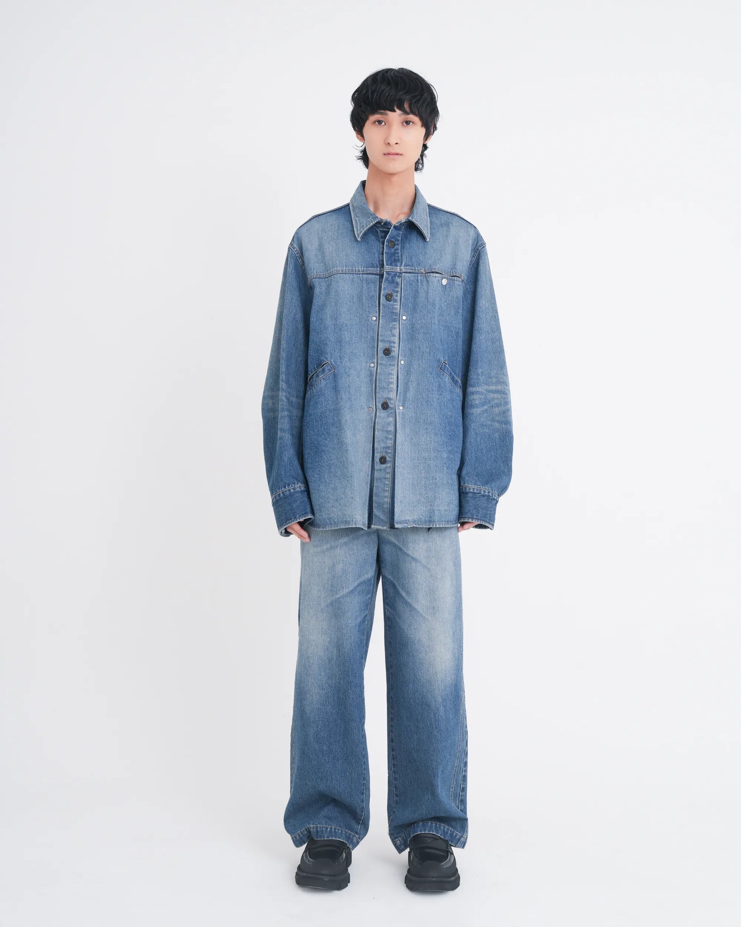 DENIM TRUCKER SHIRT INDIGO