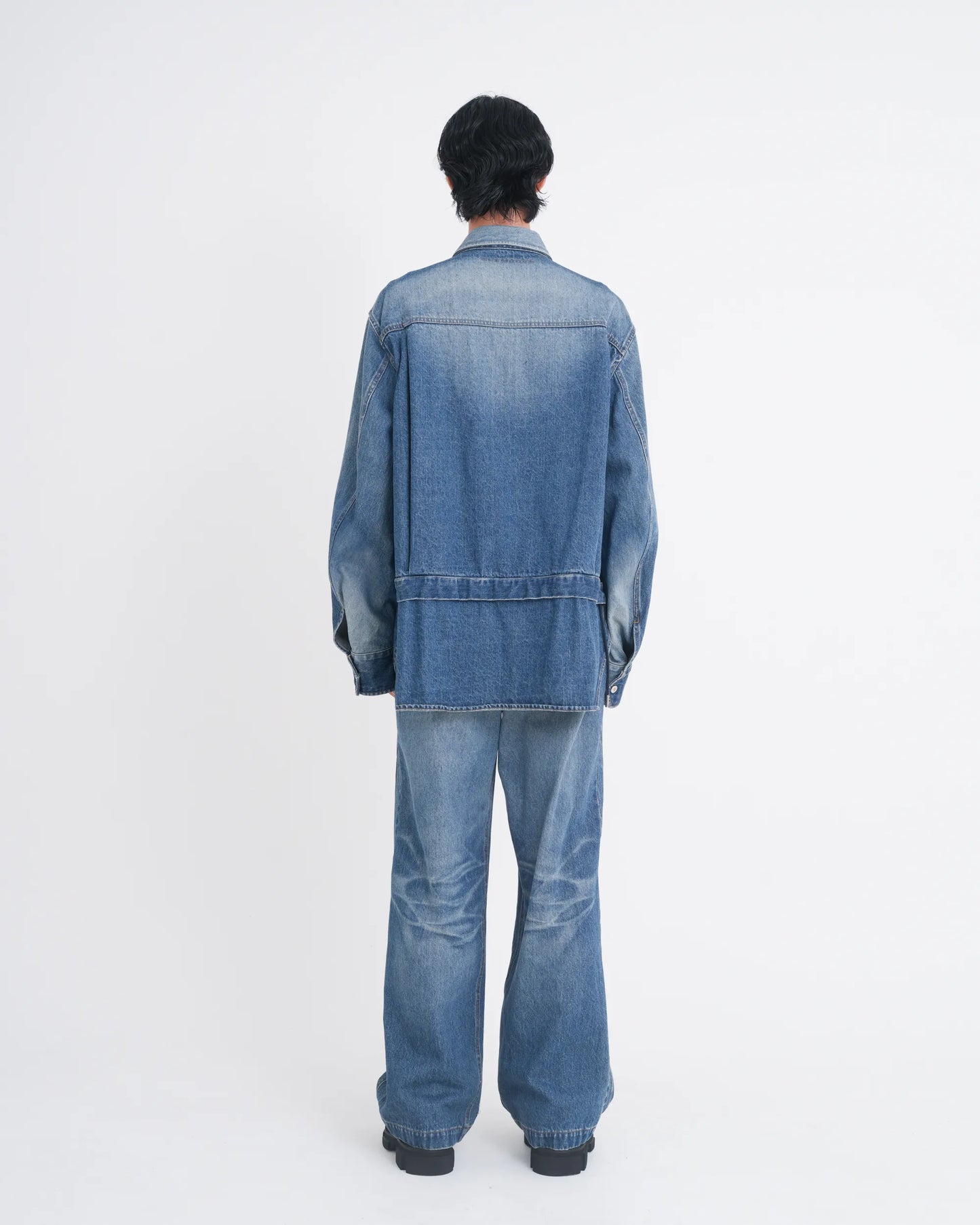 DOUBLE KNEE DENIM PANTS INDIGO
