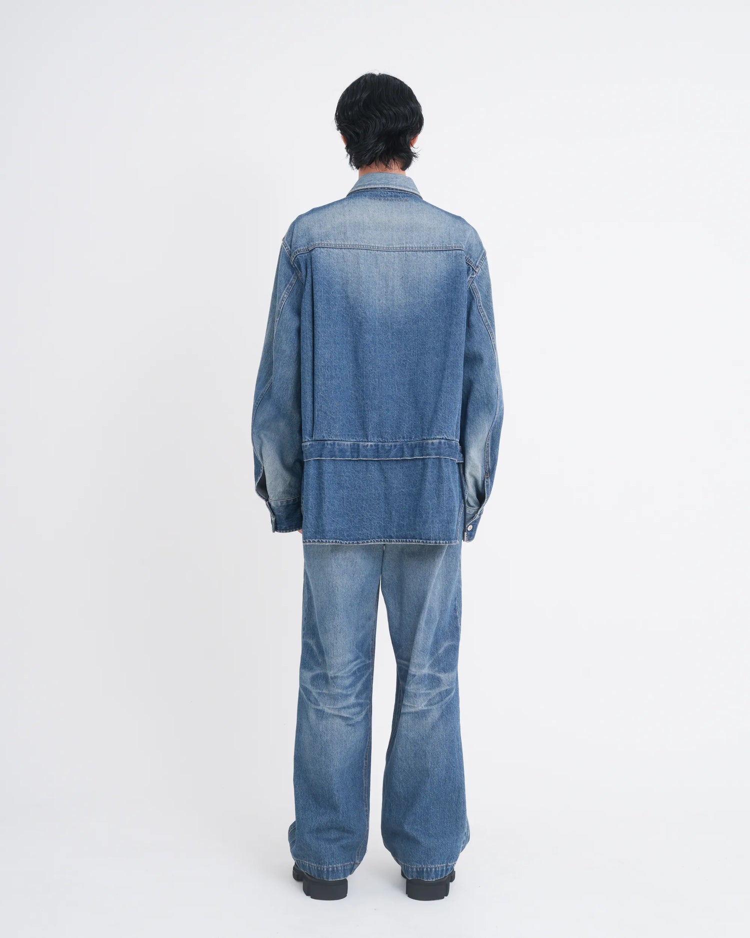 DOUBLE KNEE DENIM PANTS INDIGO