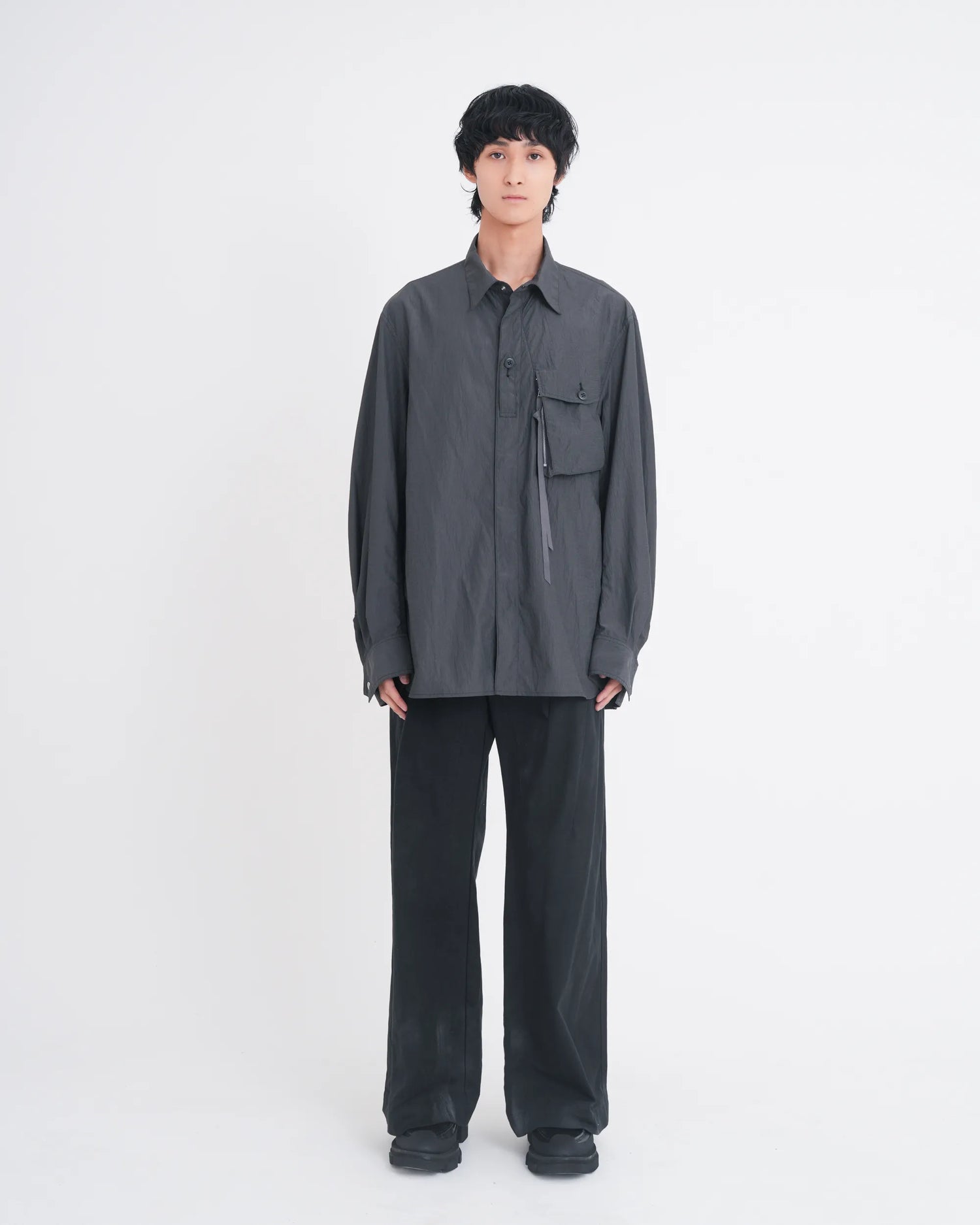 NYLON PCS SHIRT GREY