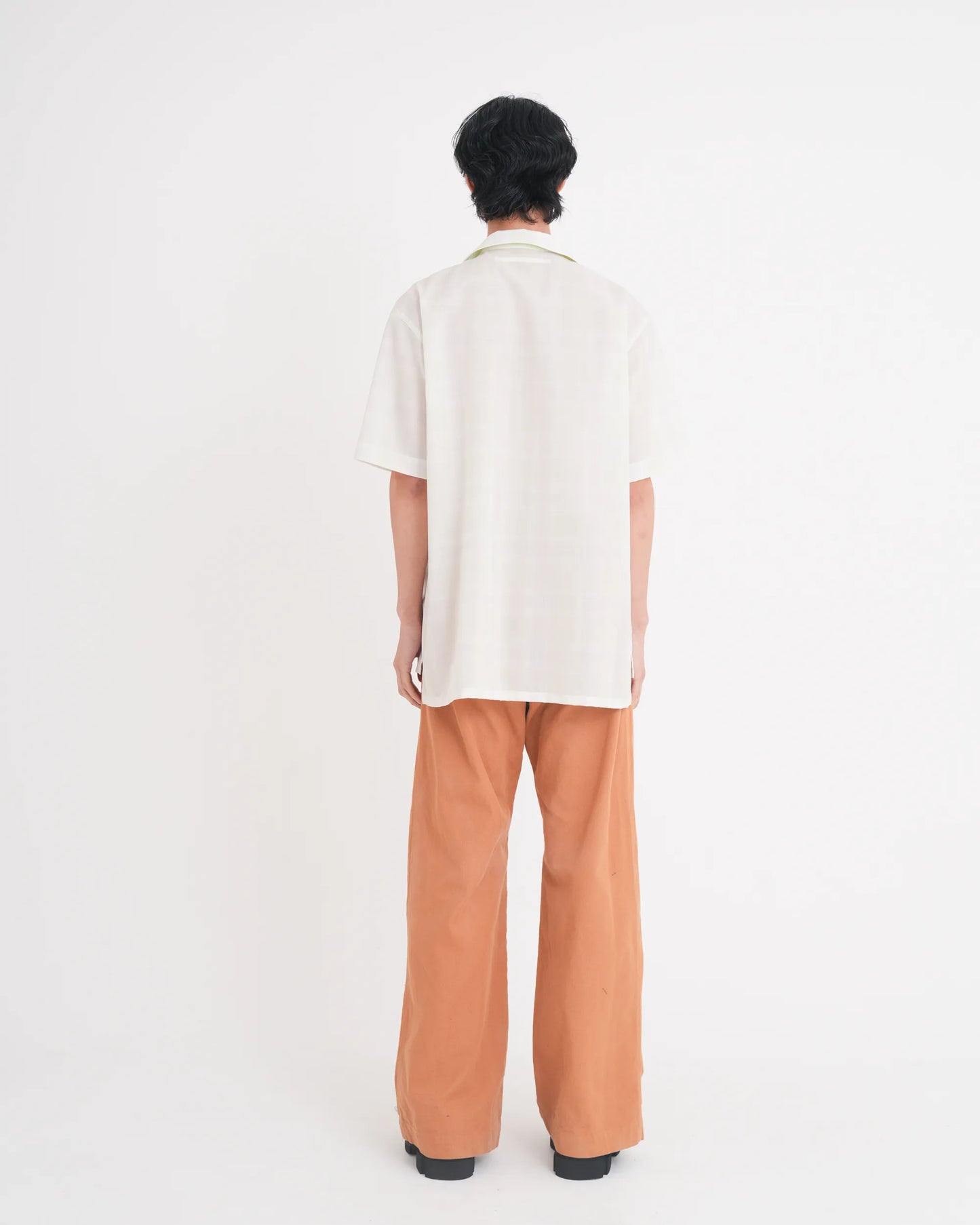 DOUBLE KNEE PANTS YELLOW BROWN