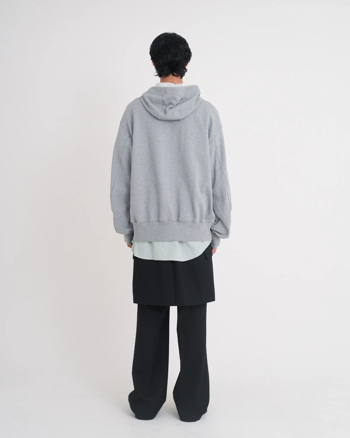 BUM FLAP JACKET SLACKS BLACK