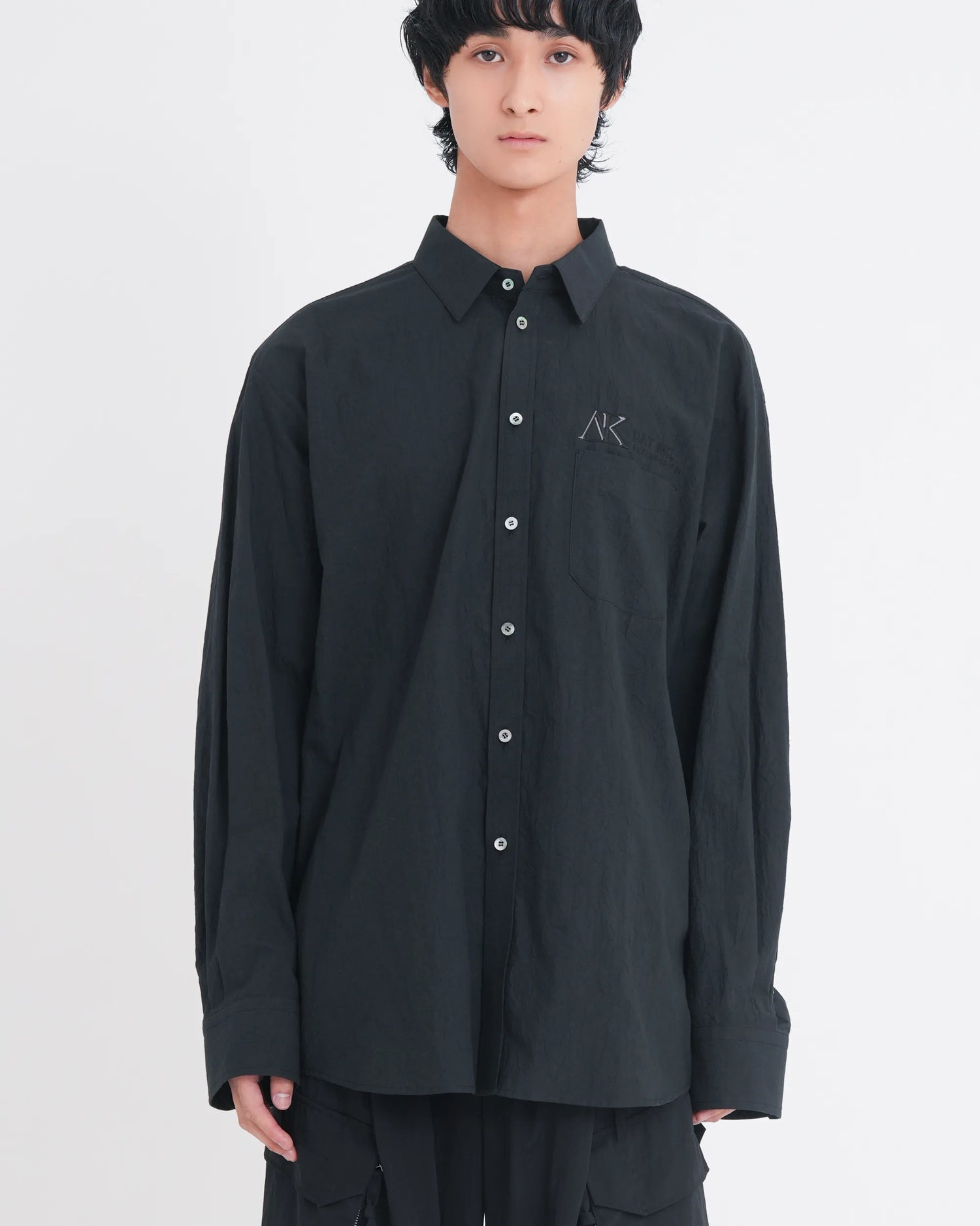 EMBROIDERY SHIRT BLACK