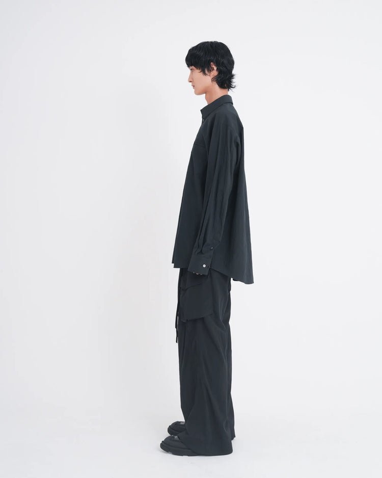 EMBROIDERY SHIRT BLACK