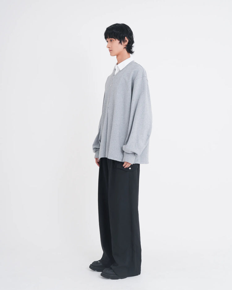LAYERED SWEATSHIRT GREY