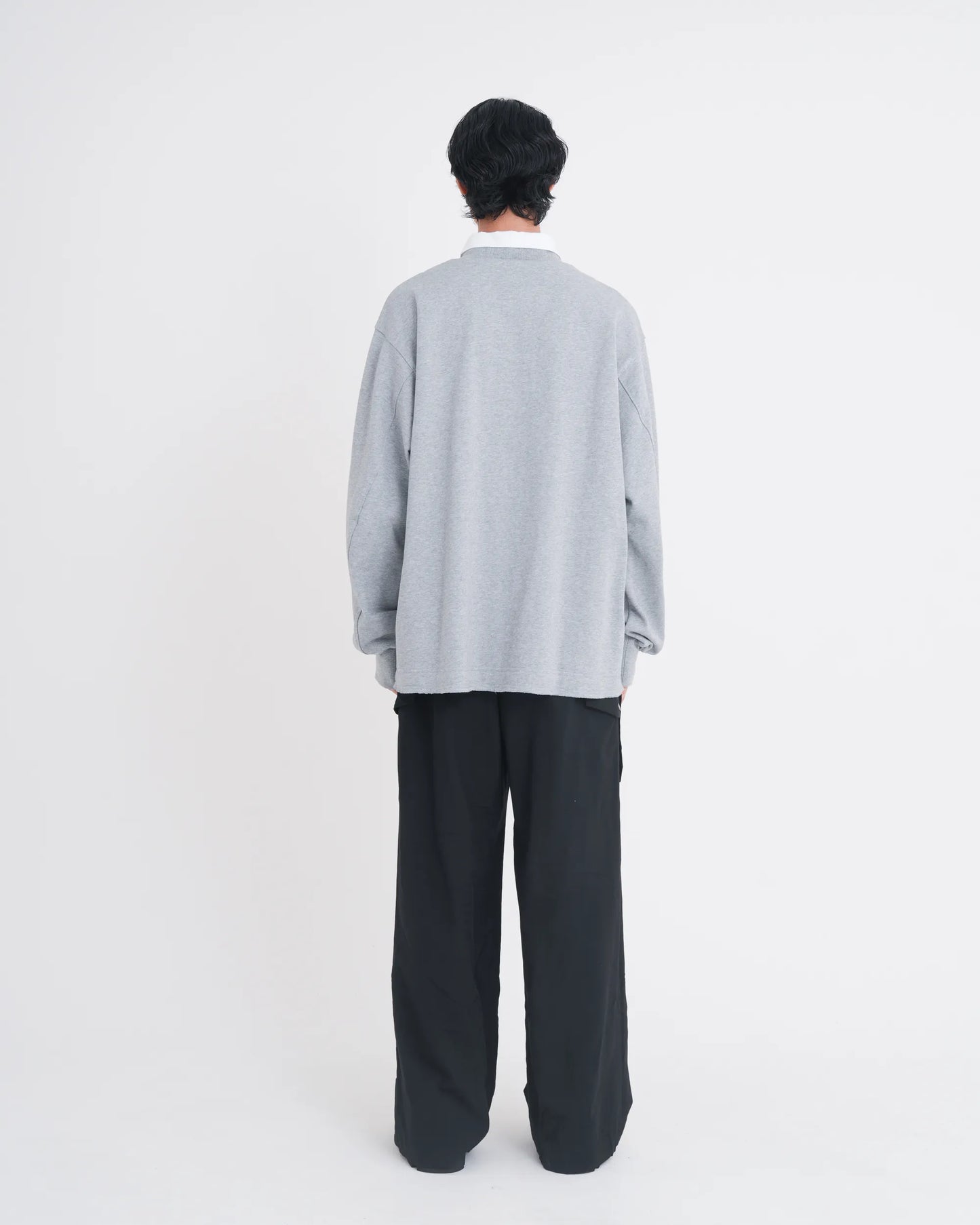 LAYERED SWEATSHIRT GREY