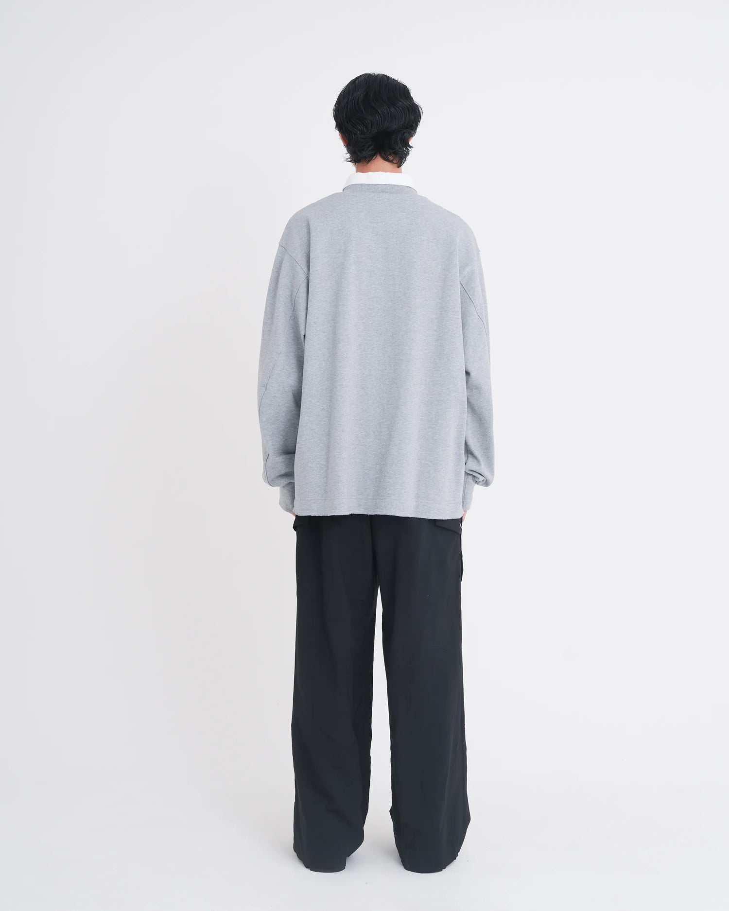 LAYERED SWEATSHIRT GREY