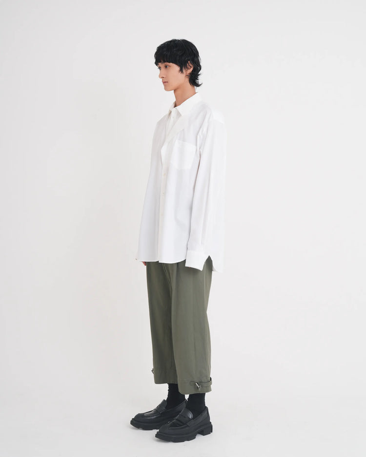 OXFORD LAYERED SHIRT WHITE