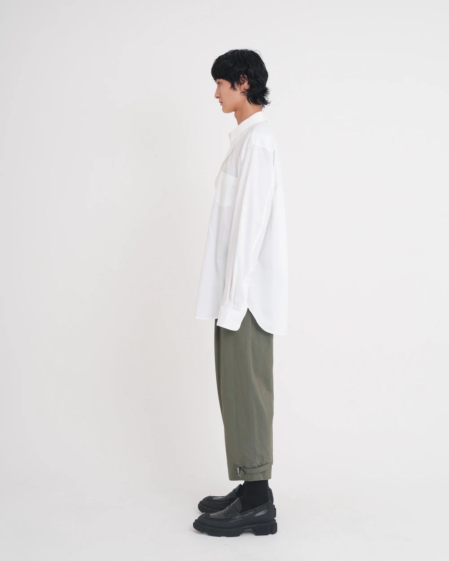 OXFORD LAYERED SHIRT WHITE