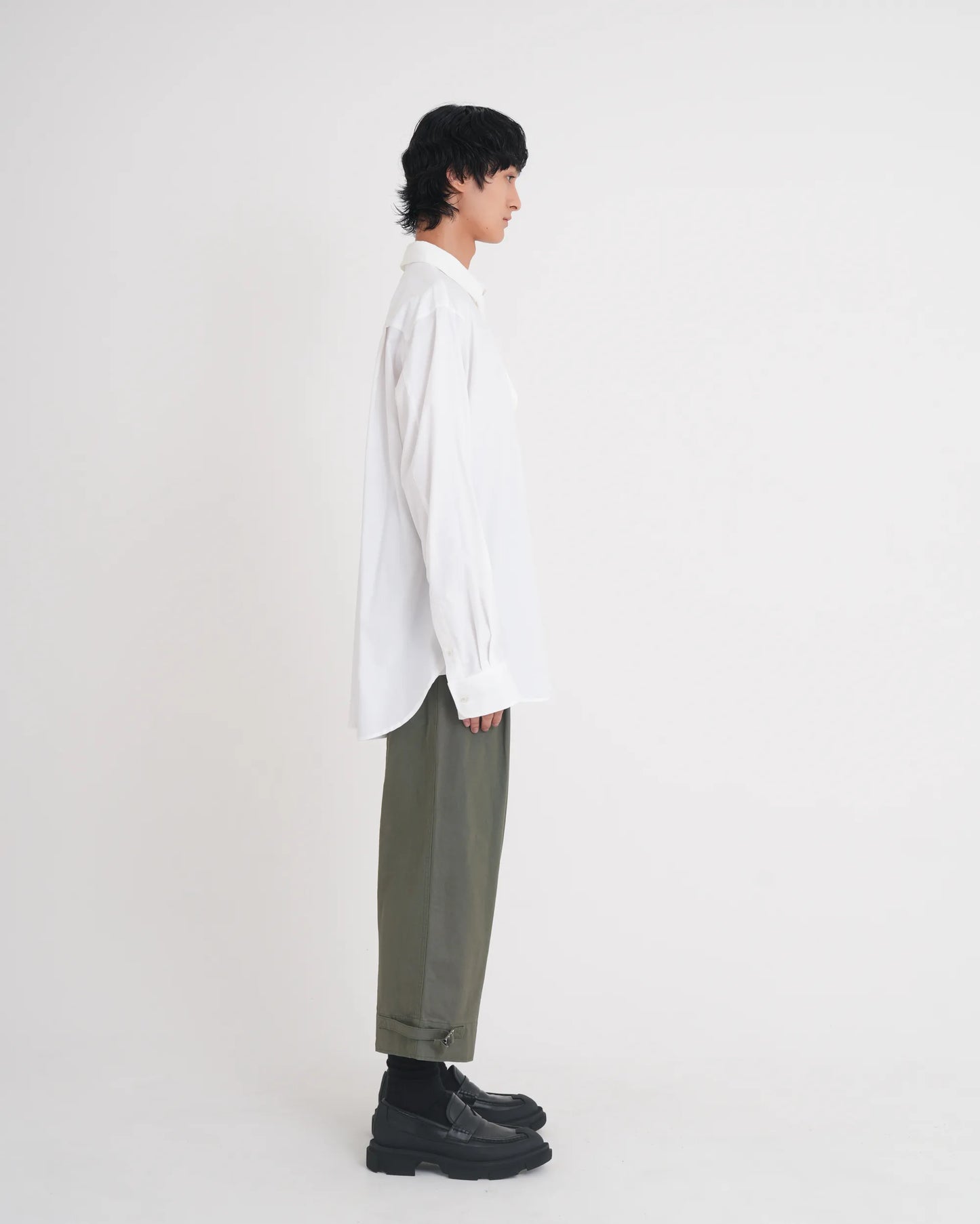 OXFORD LAYERED SHIRT WHITE