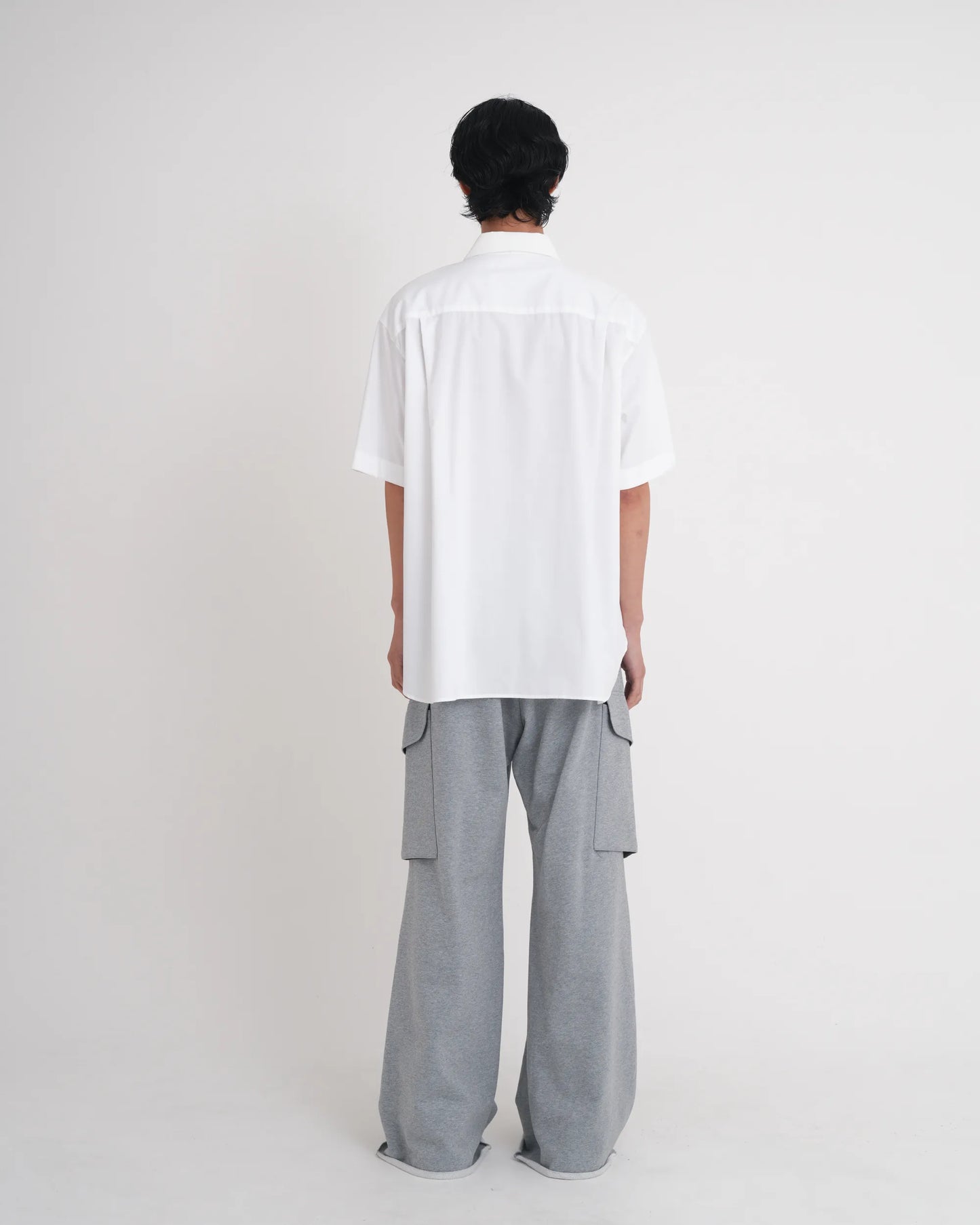 OXFORD LAYERED S/S SHIRT WHITE