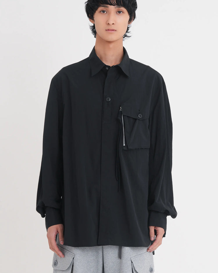 NYLON PCS SHIRT BLACK