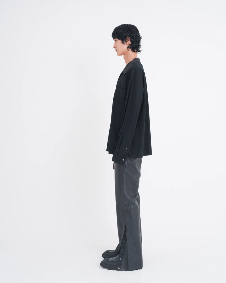 LAYERED L/S T-SHIRT BLACK