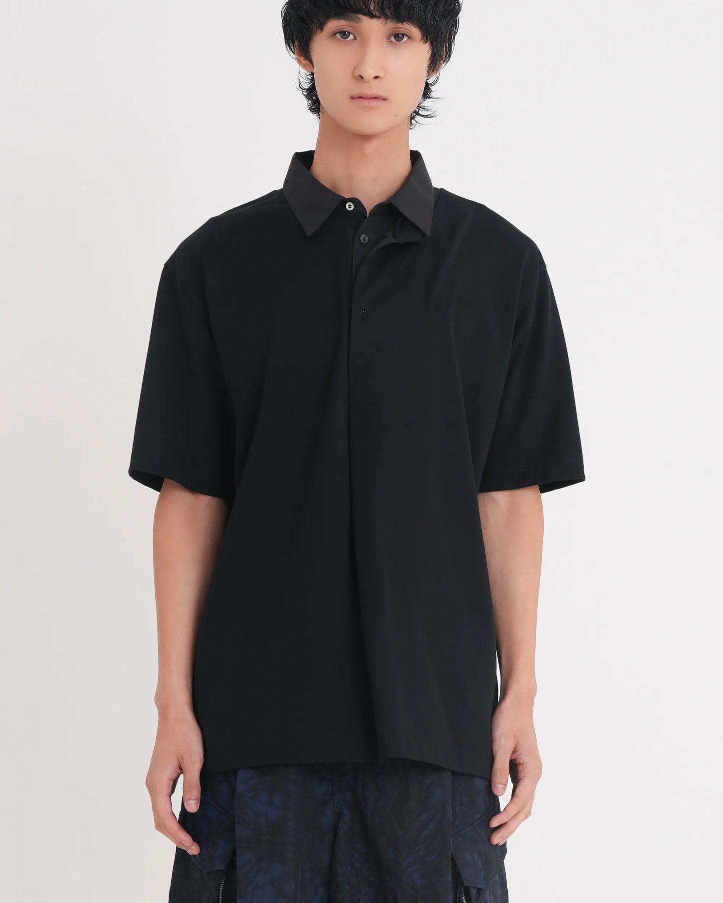 LAYERED S/S T-SHIRT BLACK