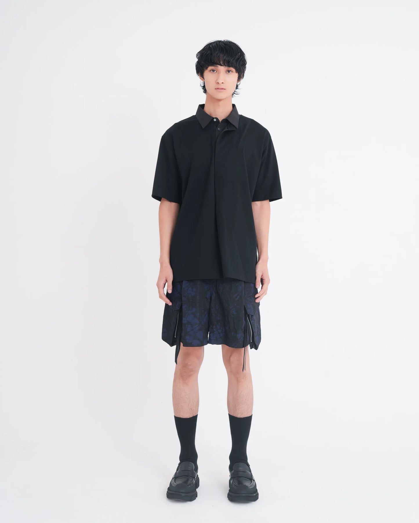 LAYERED S/S T-SHIRT BLACK