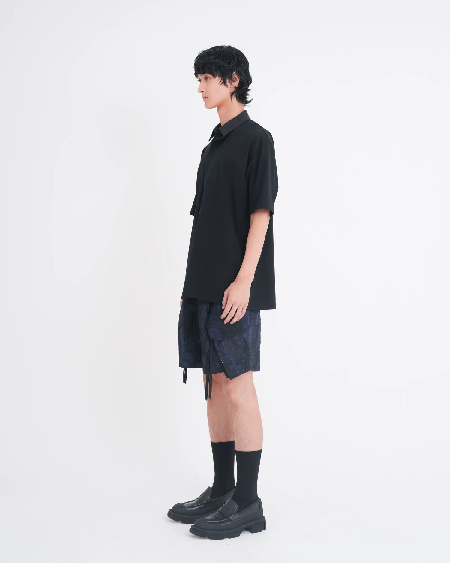 LAYERED S/S T-SHIRT BLACK