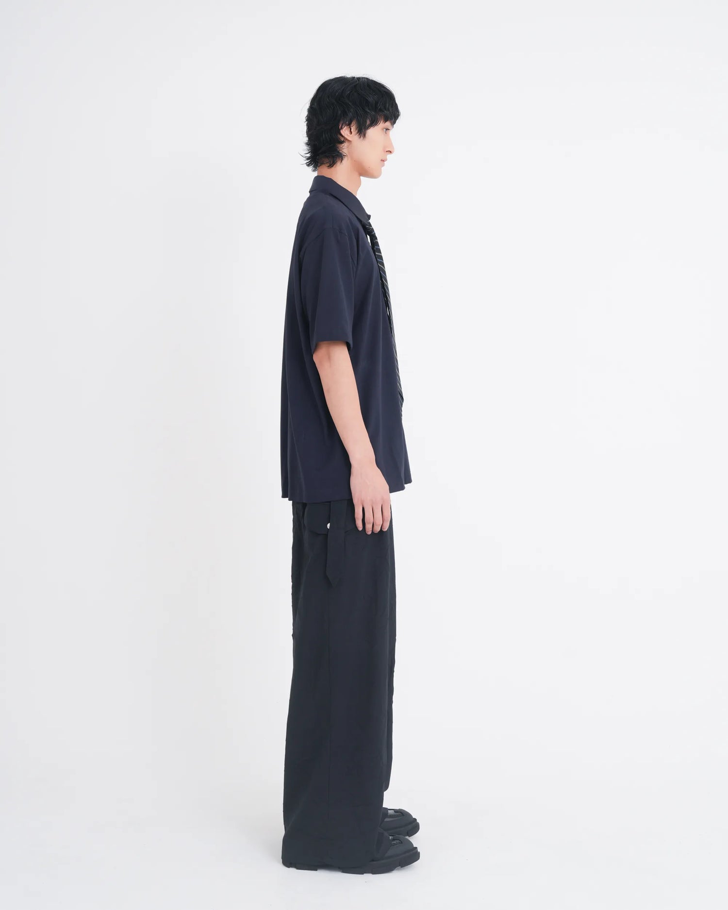 LAYERED S/S T-SHIRT NAVY