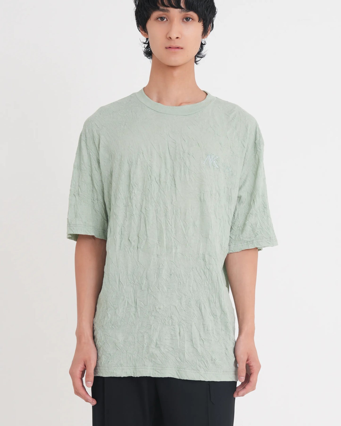 EMBROIDERY T-SHIRT MINT GREEN