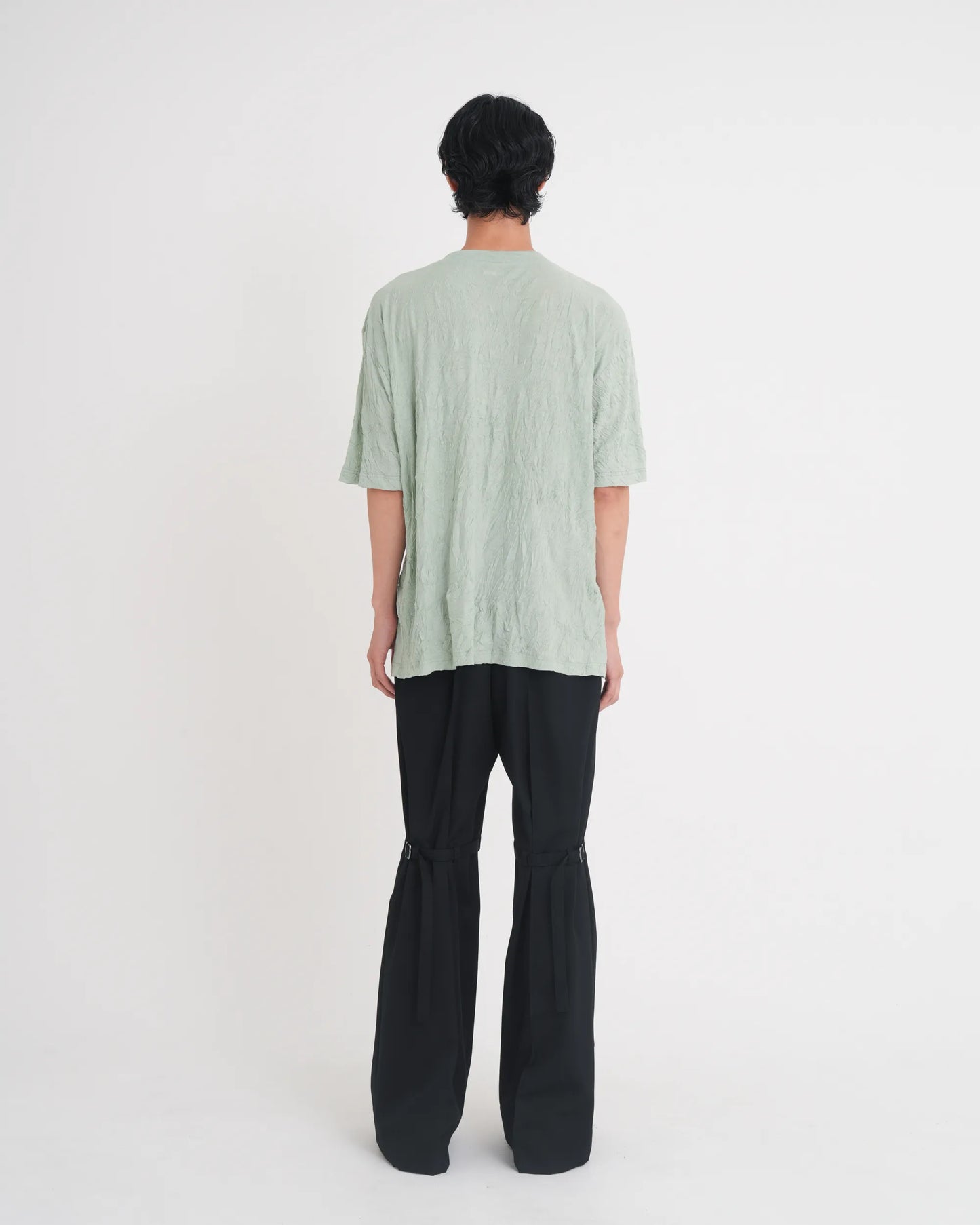 WRINKLED T-SHIRT MINT GREEN