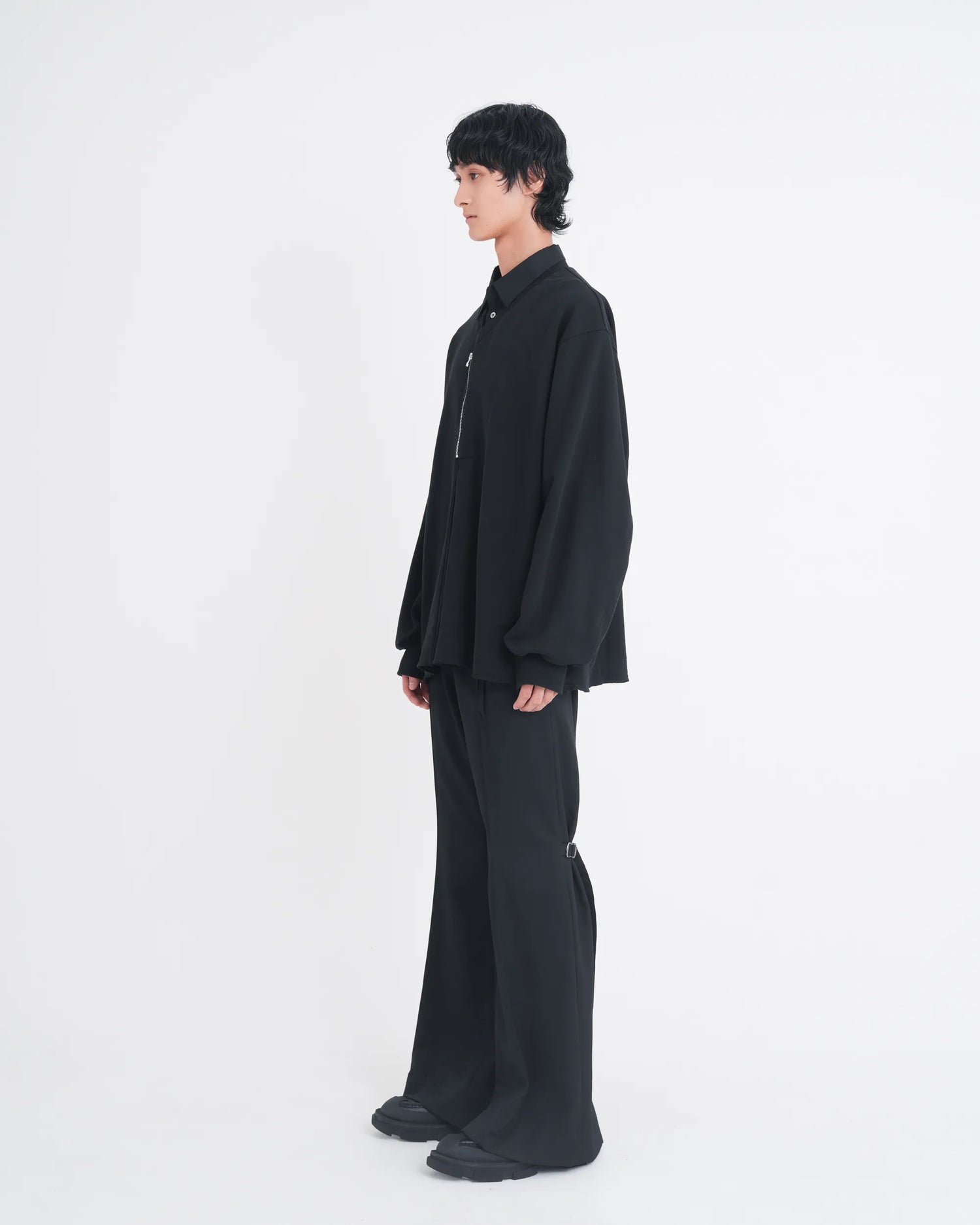 LAYERED SWEATSHIRT BLACK