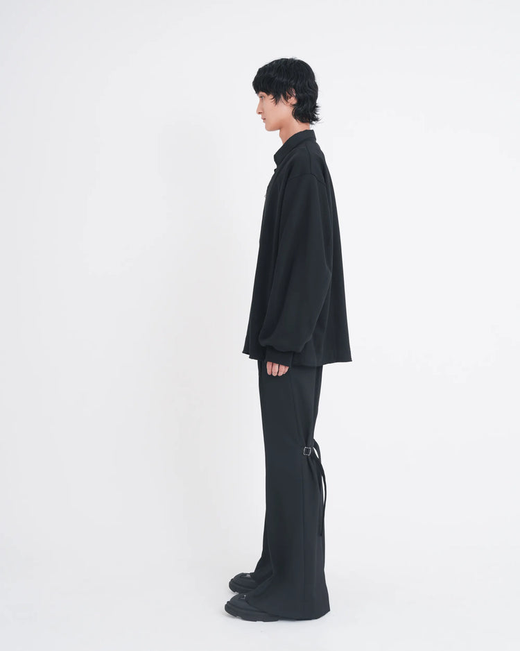 LAYERED SWEATSHIRT BLACK