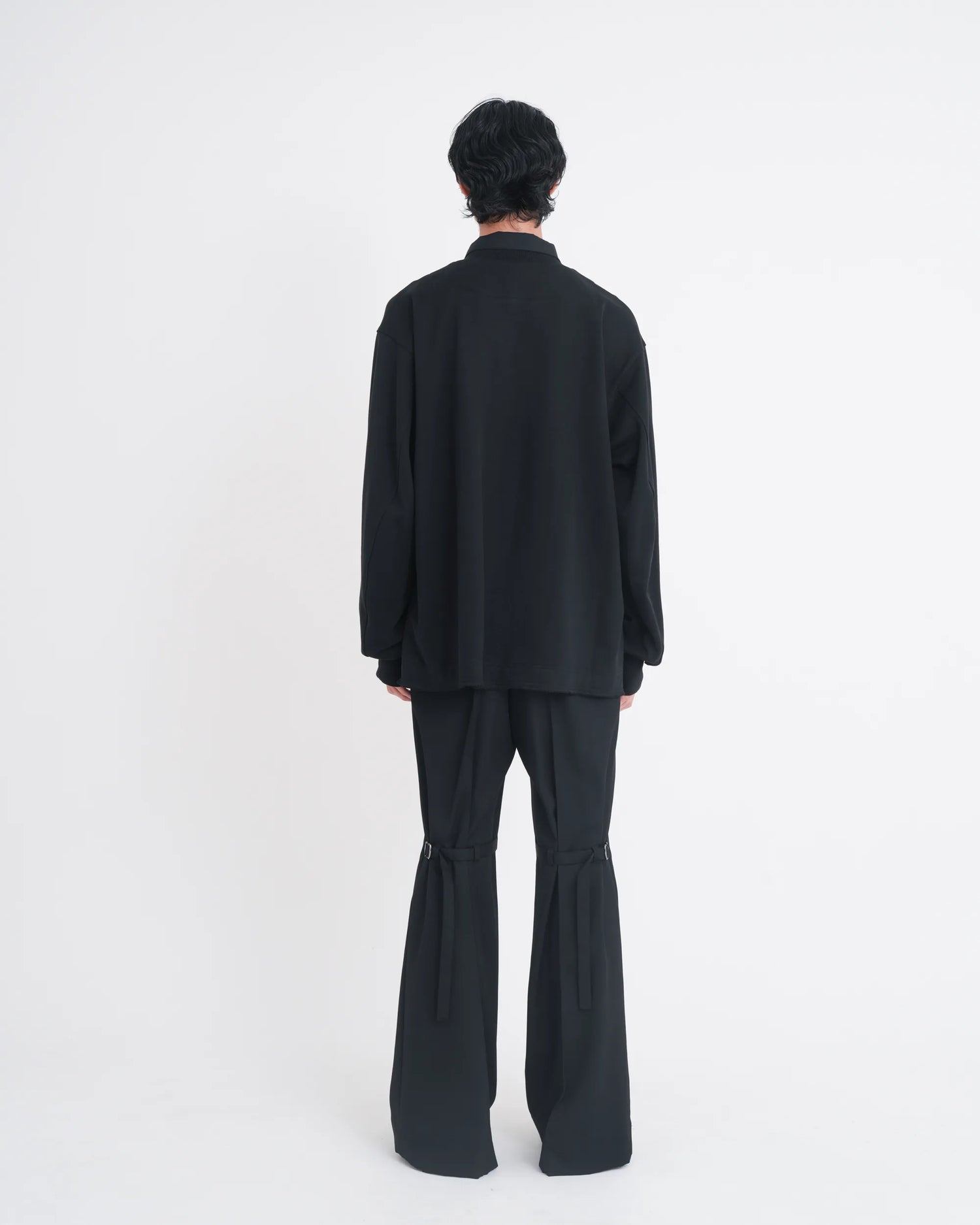 LAYERED SWEATSHIRT BLACK