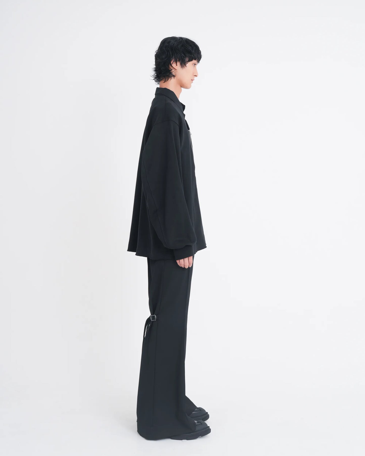 LAYERED SWEATSHIRT BLACK