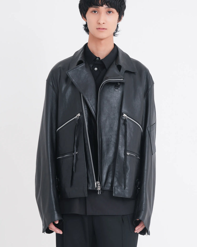 LEATHER MK3 JACKET BLACK