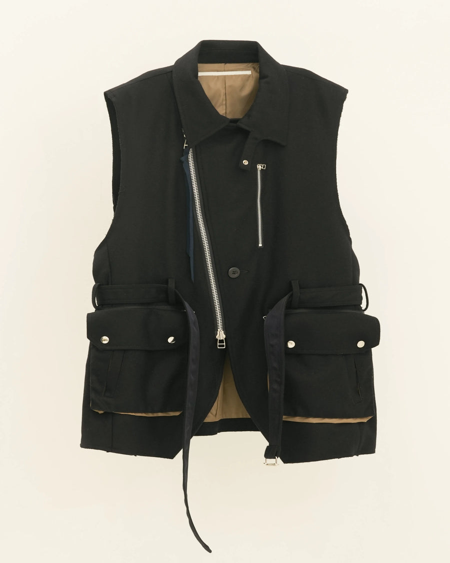 MELTON F2 VEST NAVY