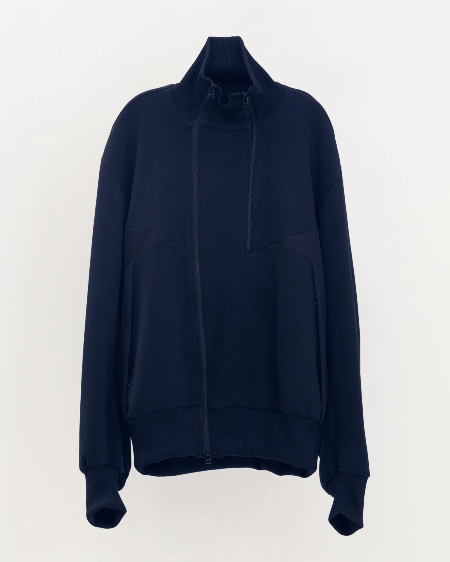 JERSEY TRACK BLOUSON NAVY