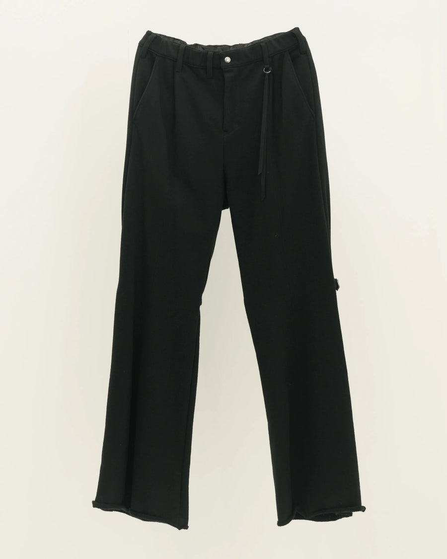SWEAT GAITER DOUBLE SLACKS BLACK