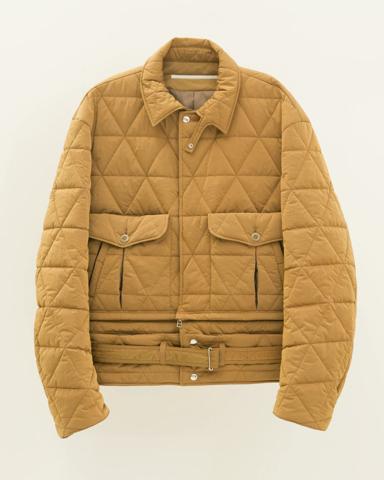 NYLON QUILTING A-2 BLOUSON BEIGE