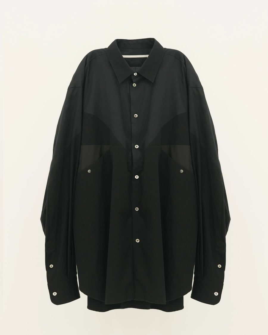 TRACK SHIRT BLACK