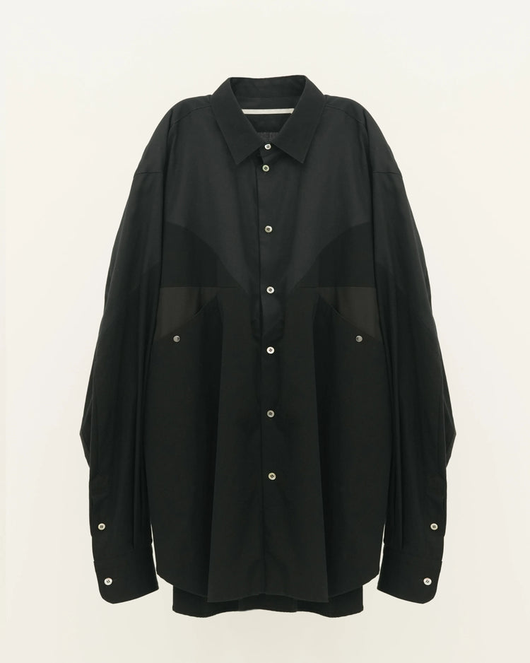 TRACK SHIRT BLACK