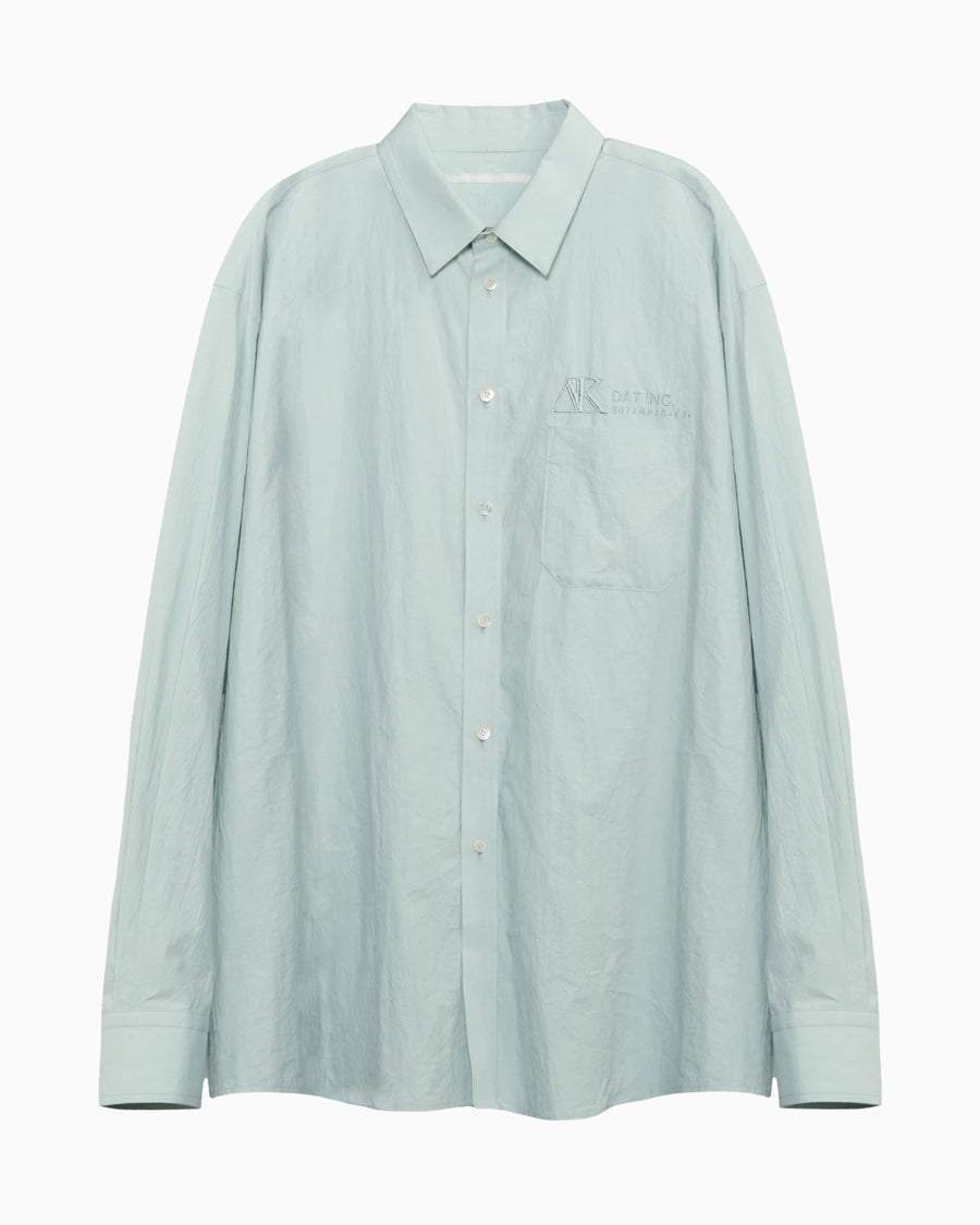 EMBROIDERY SHIRT MINT GREEN