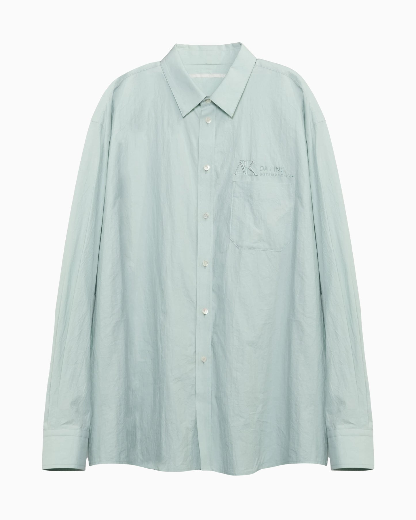 EMBROIDERY SHIRT MINT GREEN