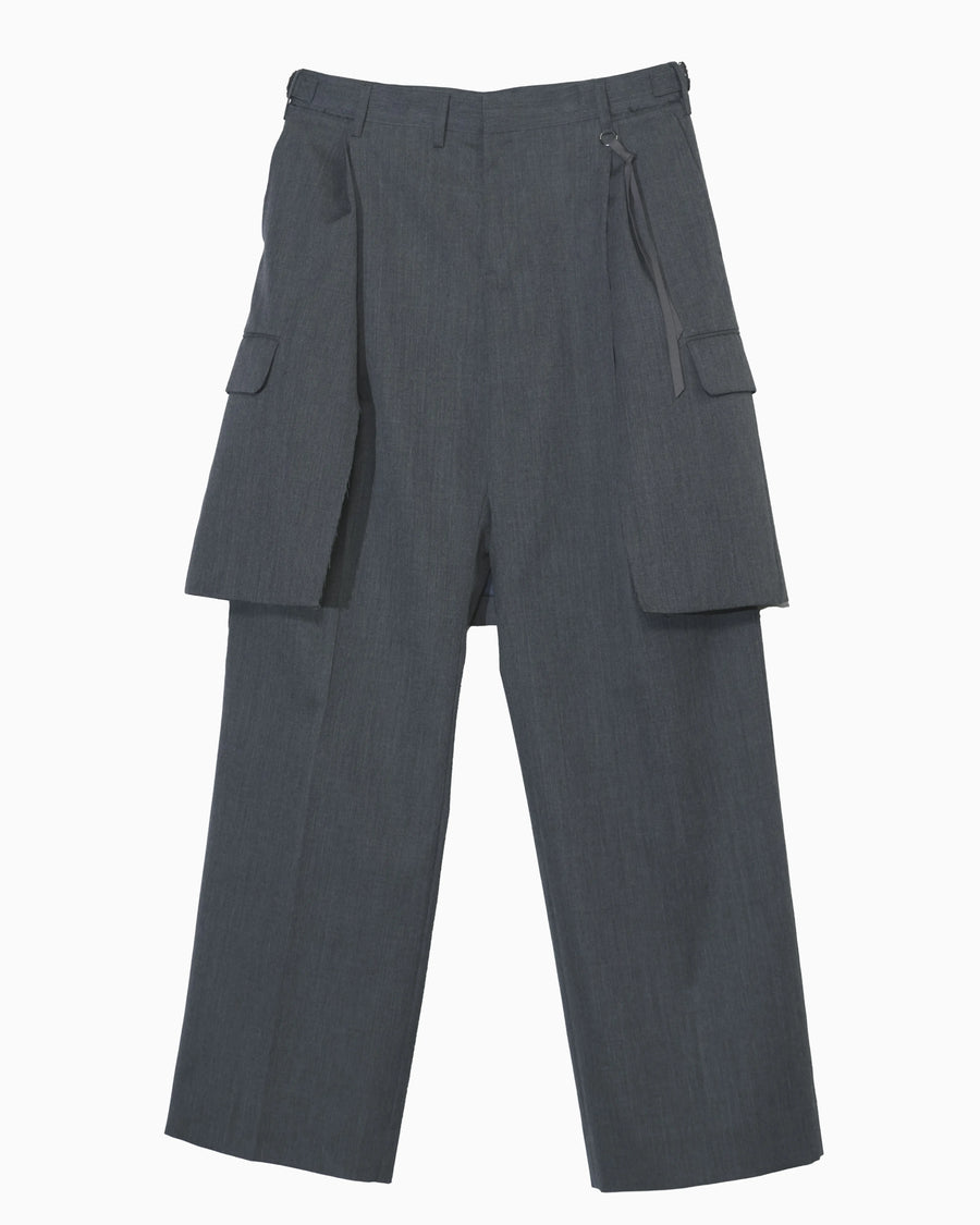 BUM FLAP JACKET SLACKS GREY