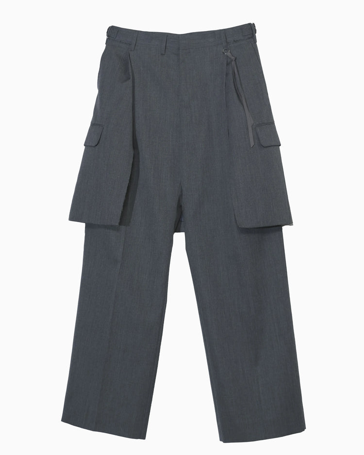 BUM FLAP JACKET SLACKS GREY
