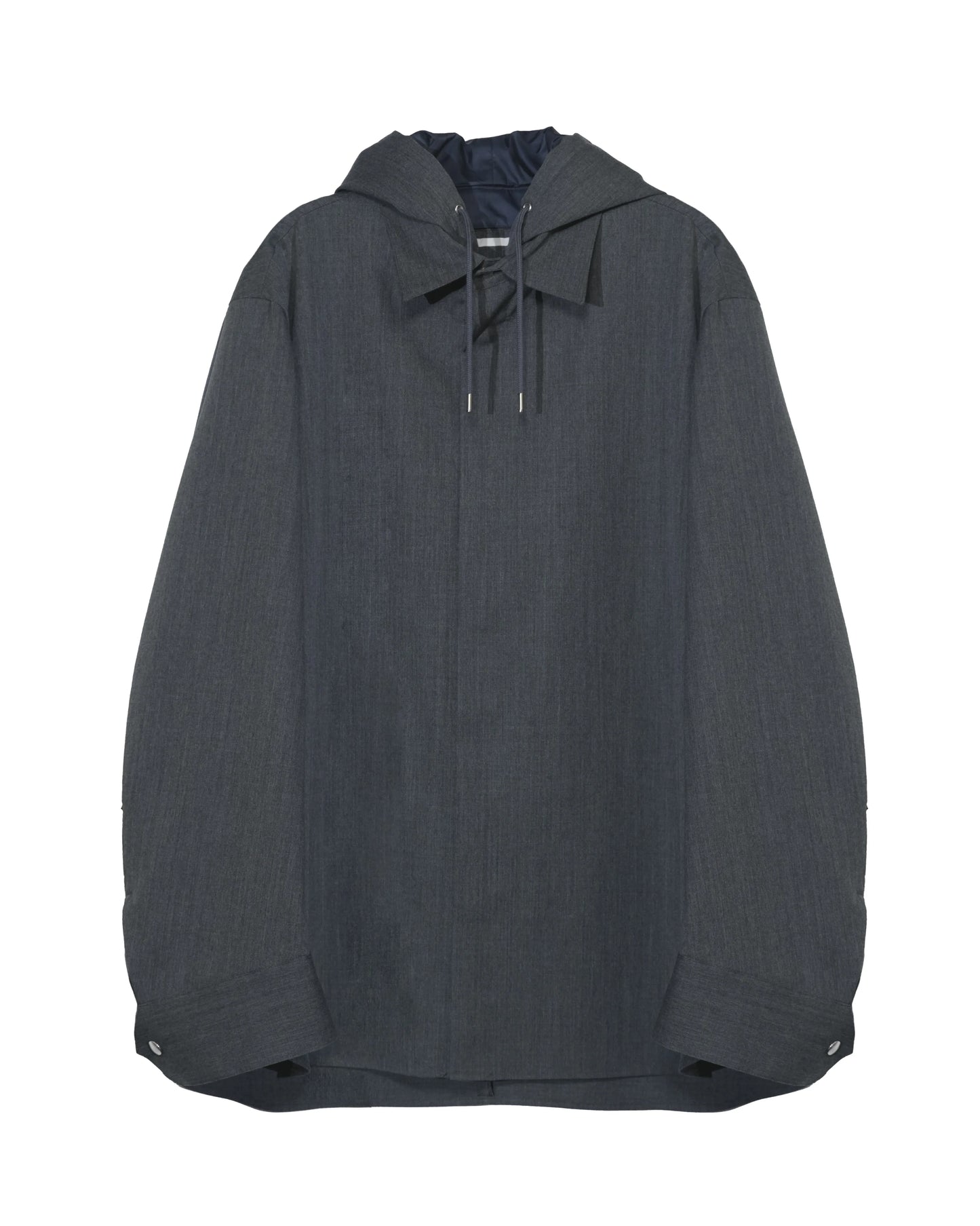 HOODED SHIRT GREY