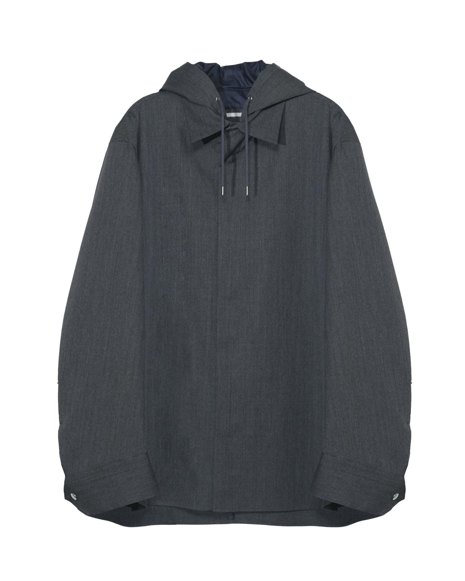 HOODED SHIRT GREY