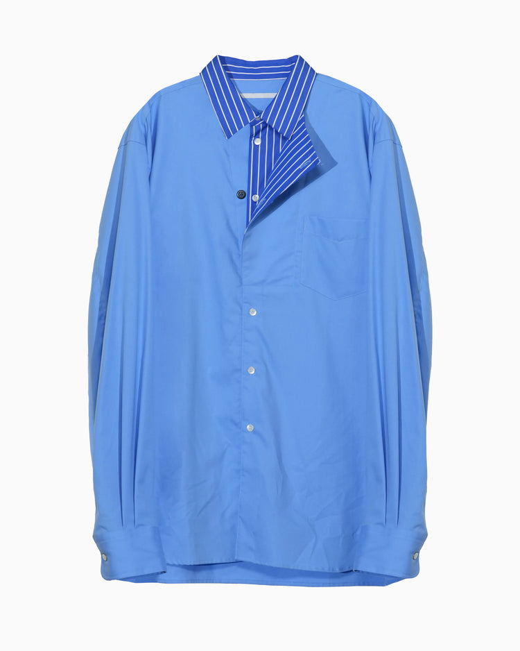 OXFORD LAYERED SHIRT BLUE