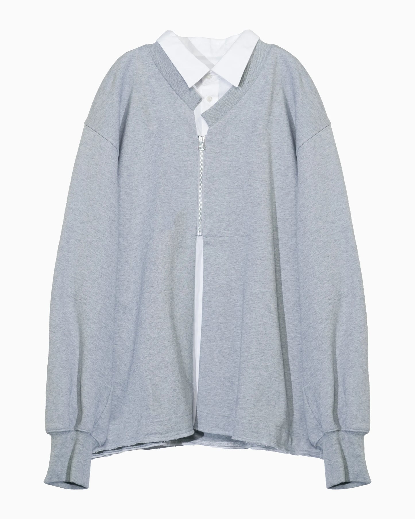 LAYERED SWEATSHIRT GREY