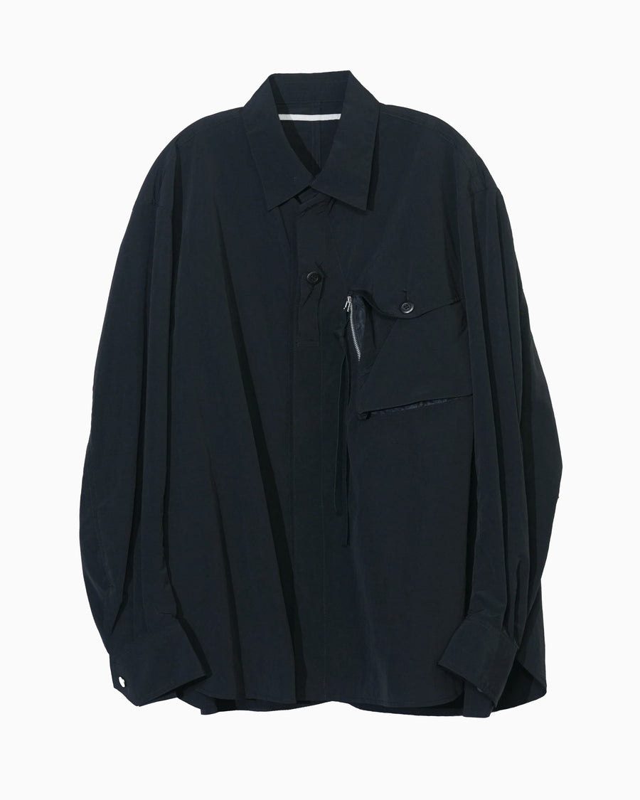 NYLON PCS SHIRT BLACK